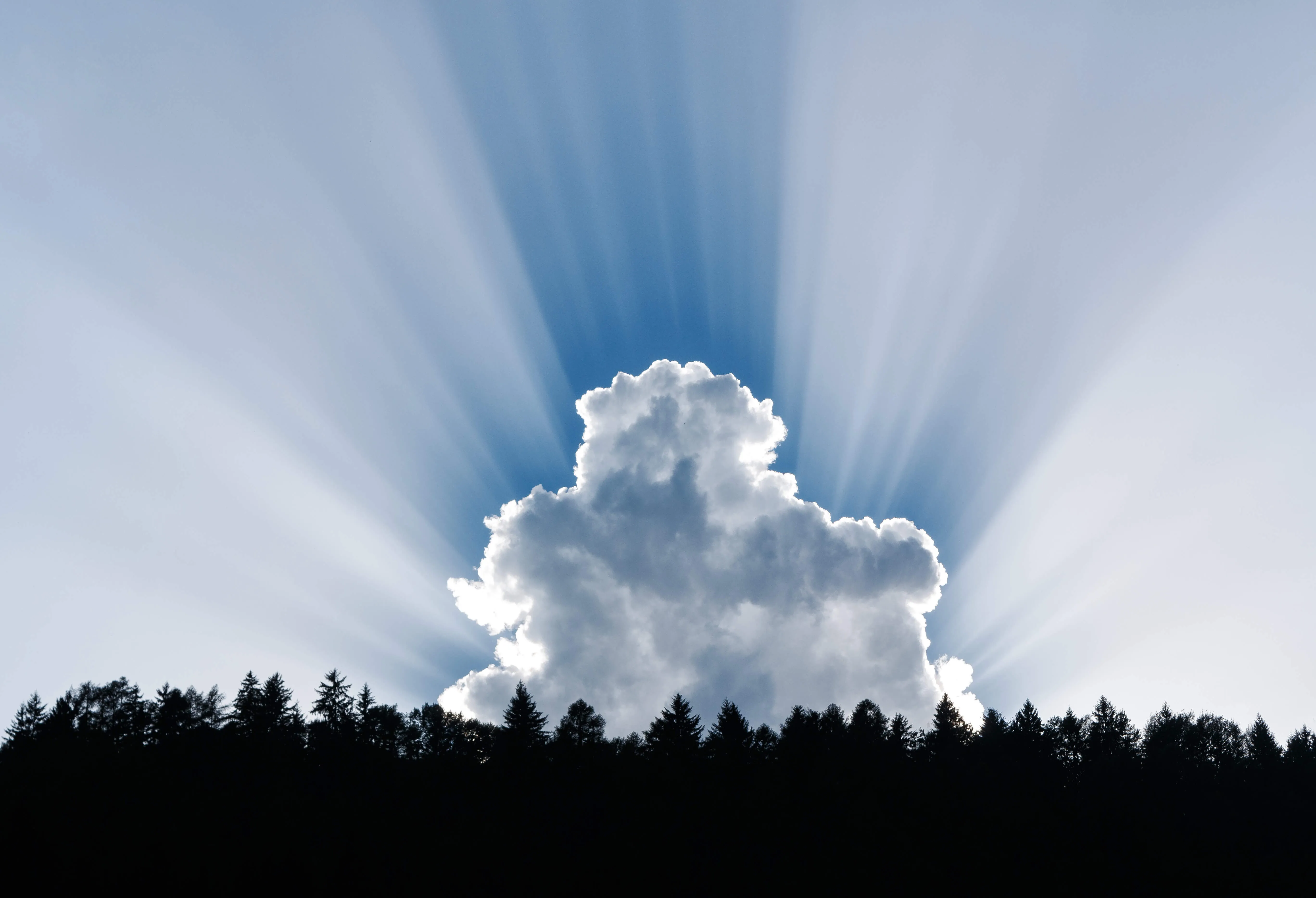 Nube grande en el cielo